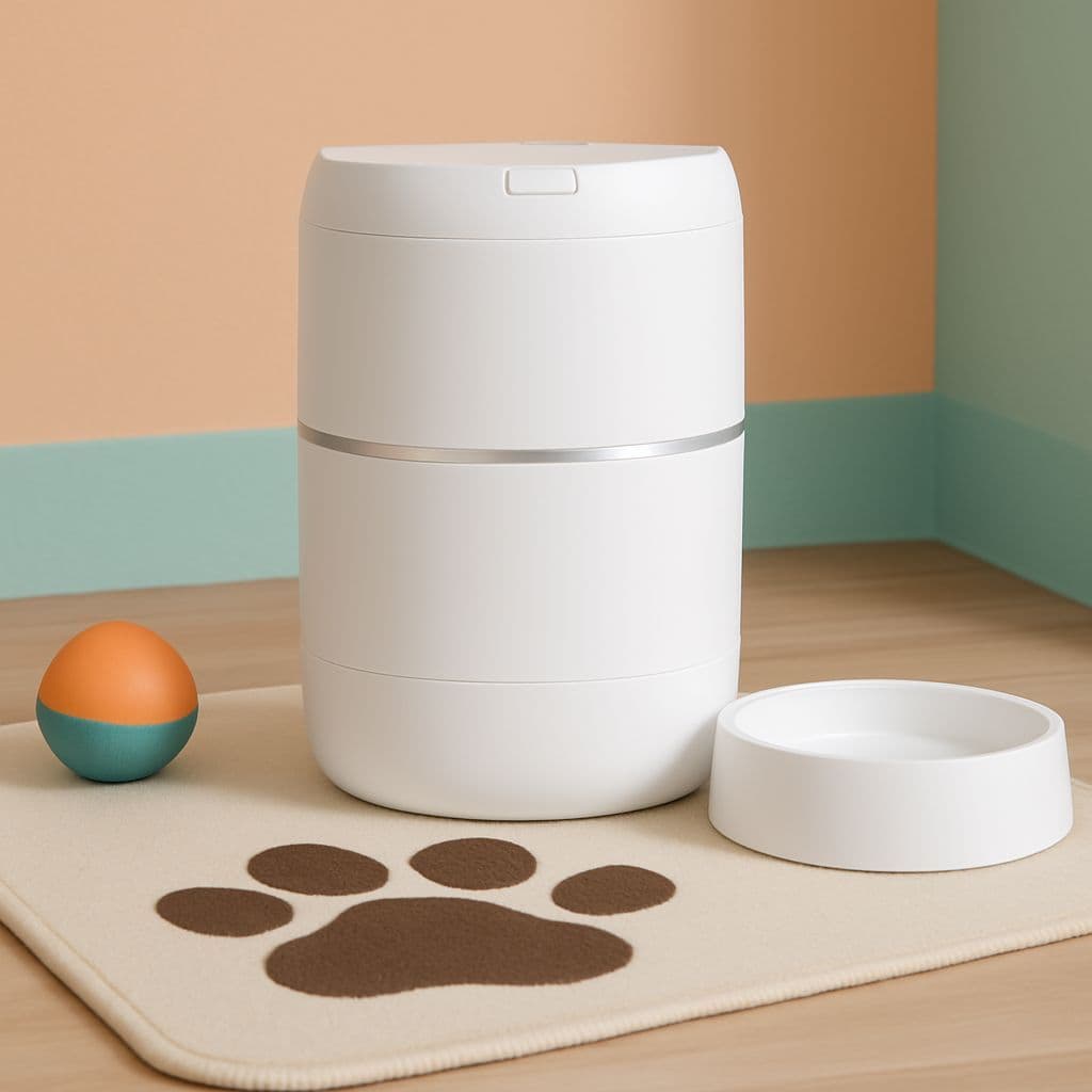 UrbanIQ FeedSight – Smart Pet Feeder with Camera | 6L Capacity | App-Controlled Auto Dispenser - Image 3