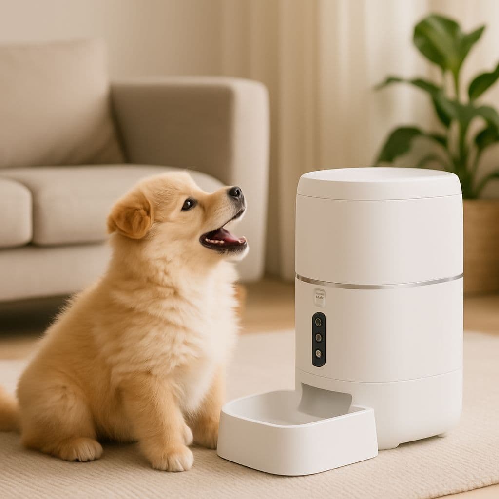 UrbanIQ FeedSight – Smart Pet Feeder with Camera | 6L Capacity | App-Controlled Auto Dispenser - Image 2